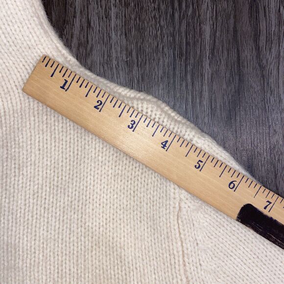 Rosanna Cream & Black Lambswool High Neck Sweater Size Large - Picture 8 of 11